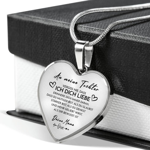 Divesart - Herz Halskette - An meine Tochter von Mama